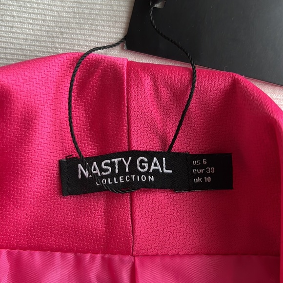 Satin Puff Sleeve Blazer Dress - Picture 3 of 6